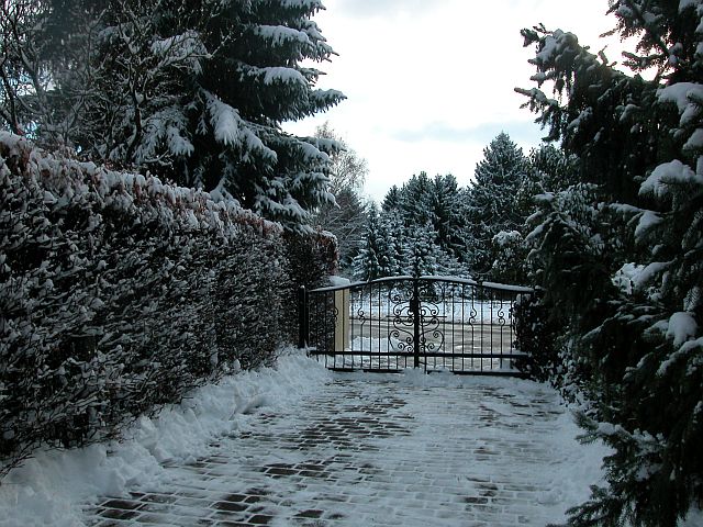 Schnee geräumt