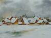 Dorf im Winter